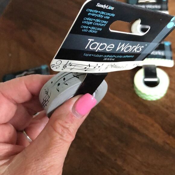 Sandy Lion Variety Self-Adhesive Washi Removable Tape Works Collection-6 rolls - Picture 3 of 9